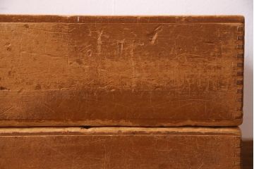 レトロ雑貨　昭和レトロ　大きな積み木セット【直方体・大/2ヶ組】(飾り台、ディスプレイ雑貨)(R-038084)