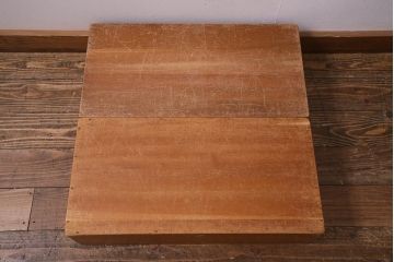 レトロ雑貨　昭和レトロ　大きな積み木セット【直方体・大/2ヶ組】(飾り台、ディスプレイ雑貨)(R-038085)