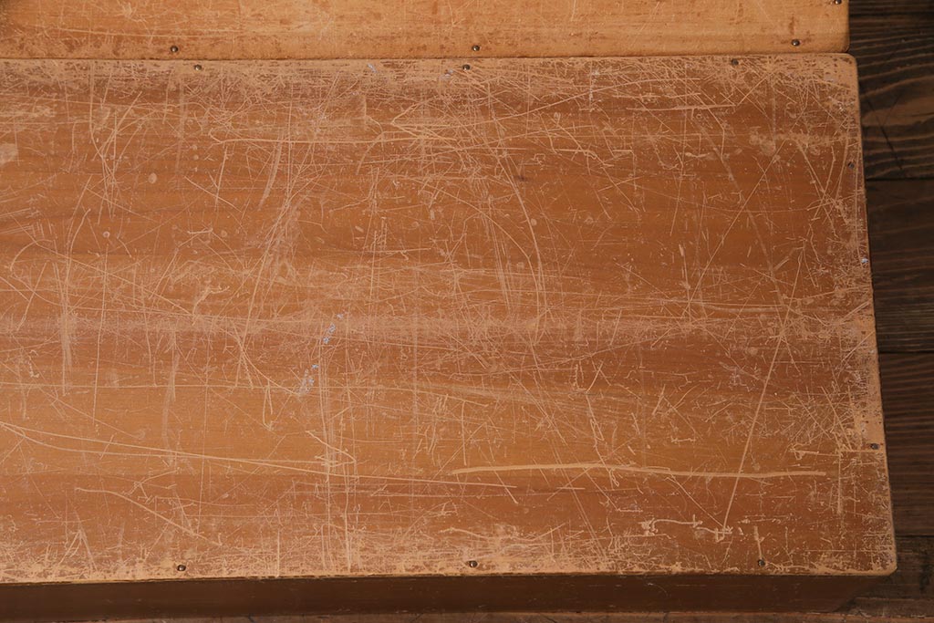 レトロ雑貨　昭和レトロ　大きな積み木セット【直方体・大/2ヶ組】(飾り台、ディスプレイ雑貨)(R-038086)