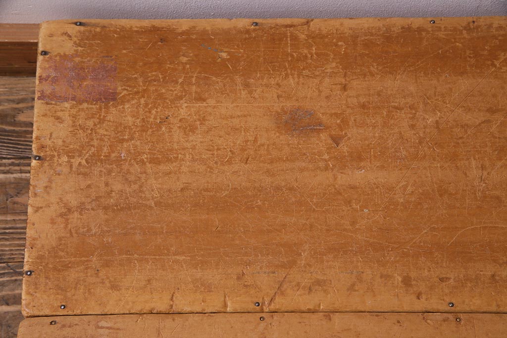 レトロ雑貨　昭和レトロ　大きな積み木セット【直方体・大/2ヶ組】(飾り台、ディスプレイ雑貨)(R-038087)