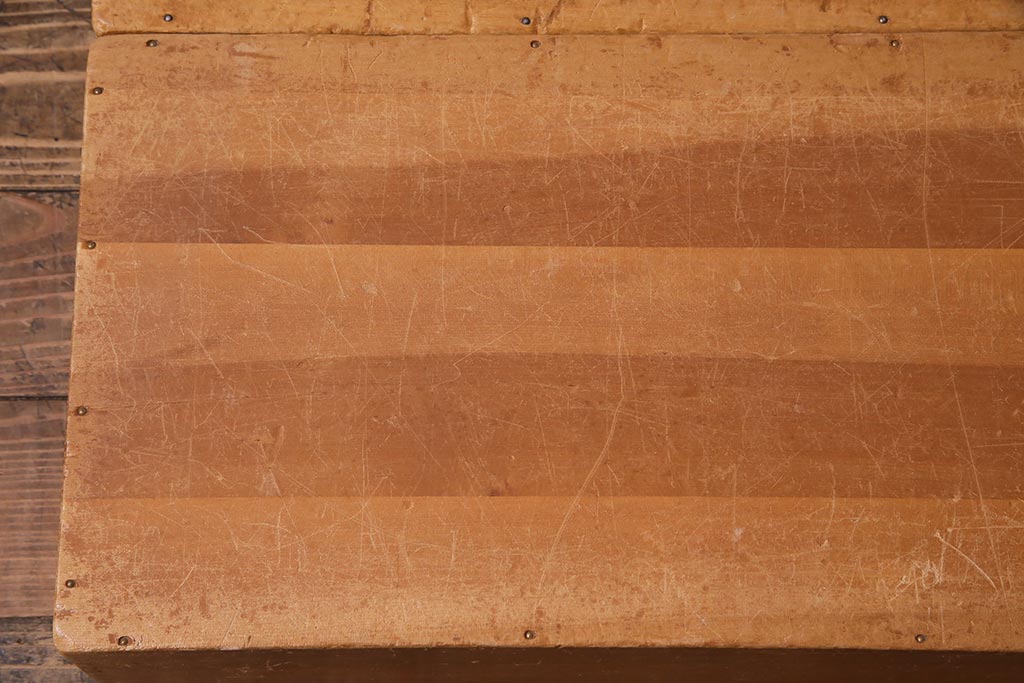 レトロ雑貨　昭和レトロ　大きな積み木セット【直方体・大/2ヶ組】(飾り台、ディスプレイ雑貨)(R-038087)