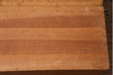 レトロ雑貨　昭和レトロ　大きな積み木セット【直方体・大/2ヶ組】(飾り台、ディスプレイ雑貨)(R-038087)