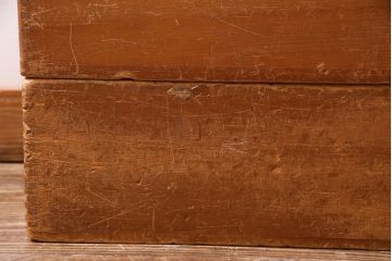 レトロ雑貨　昭和レトロ　大きな積み木セット【直方体・大/2ヶ組】(飾り台、ディスプレイ雑貨)(R-038087)