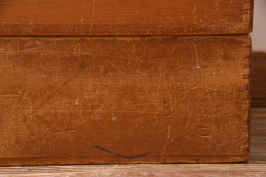 レトロ雑貨　昭和レトロ　大きな積み木セット【直方体・大/2ヶ組】(飾り台、ディスプレイ雑貨)(R-038087)