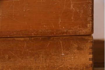 レトロ雑貨　昭和レトロ　大きな積み木セット【直方体・大/2ヶ組】(飾り台、ディスプレイ雑貨)(R-038087)