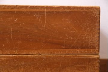 レトロ雑貨　昭和レトロ　大きな積み木セット【直方体・大/2ヶ組】(飾り台、ディスプレイ雑貨)(R-038087)