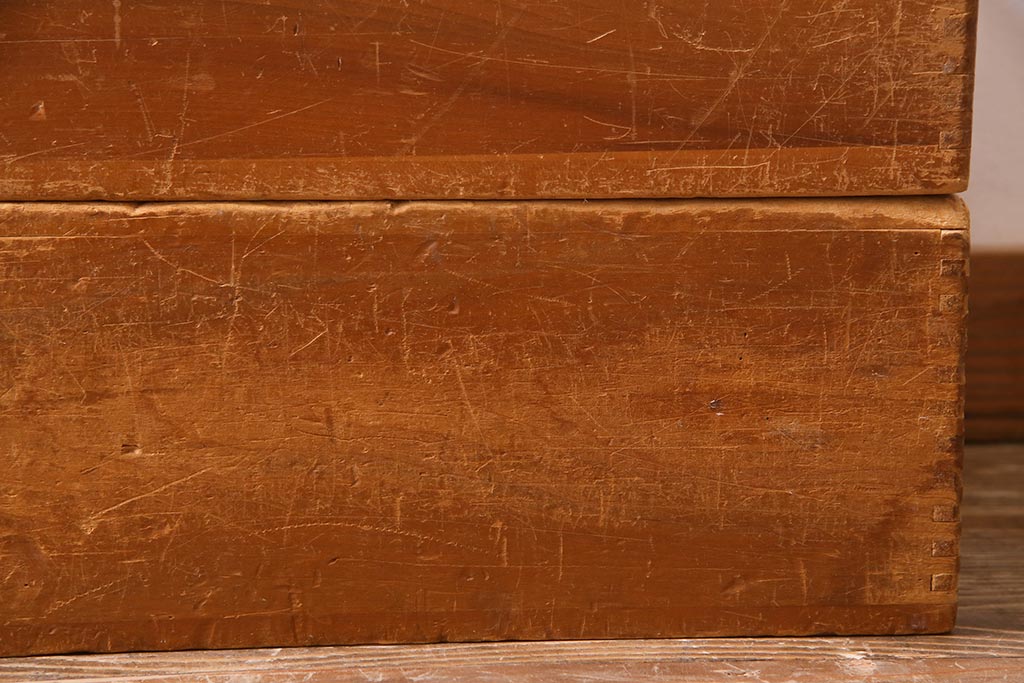 レトロ雑貨　昭和レトロ　大きな積み木セット【直方体・大/2ヶ組】(飾り台、ディスプレイ雑貨)(R-038087)