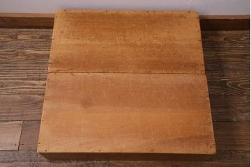 レトロ雑貨　昭和レトロ　大きな積み木セット【直方体・大/2ヶ組】(飾り台、ディスプレイ雑貨)(R-038087)