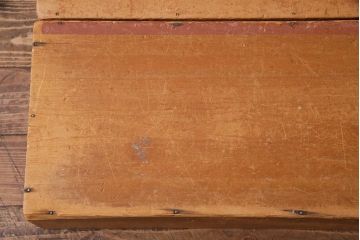 レトロ雑貨　昭和レトロ　大きな積み木セット【直方体・大/2ヶ組】(飾り台、ディスプレイ雑貨)(R-038088)