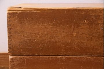 レトロ雑貨　昭和レトロ　大きな積み木セット【直方体・大/2ヶ組】(飾り台、ディスプレイ雑貨)(R-038088)