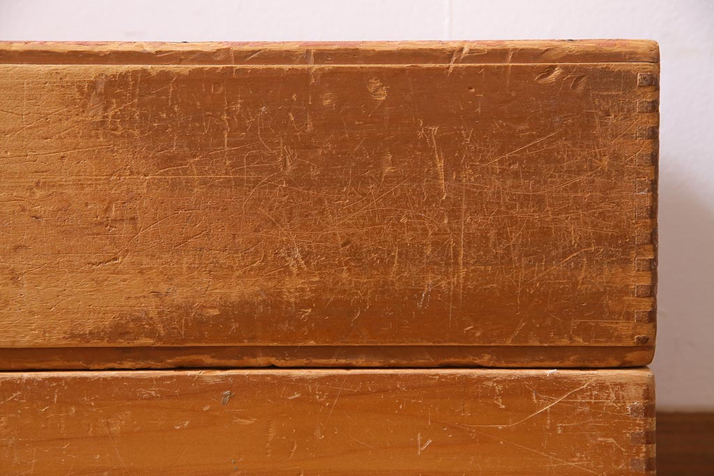 レトロ雑貨　昭和レトロ　大きな積み木セット【直方体・大/2ヶ組】(飾り台、ディスプレイ雑貨)(R-038088)