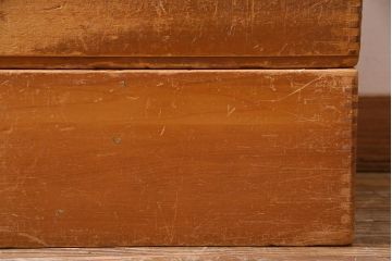 レトロ雑貨　昭和レトロ　大きな積み木セット【直方体・大/2ヶ組】(飾り台、ディスプレイ雑貨)(R-038088)