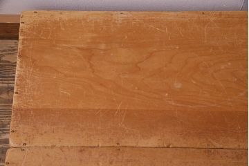 レトロ雑貨　昭和レトロ　大きな積み木セット【直方体・大/2ヶ組】(飾り台、ディスプレイ雑貨)(R-038089)