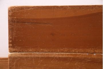 レトロ雑貨　昭和レトロ　大きな積み木セット【直方体・大/2ヶ組】(飾り台、ディスプレイ雑貨)(R-038089)