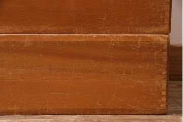 レトロ雑貨　昭和レトロ　大きな積み木セット【直方体・大/2ヶ組】(飾り台、ディスプレイ雑貨)(R-038089)