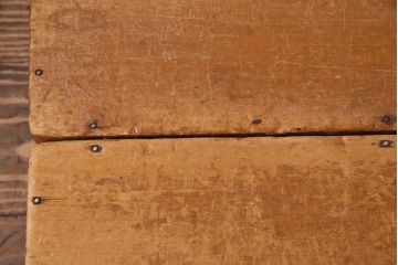 レトロ雑貨　昭和レトロ　大きな積み木セット【直方体・大/2ヶ組】(飾り台、ディスプレイ雑貨)(R-038090)