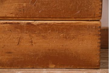 レトロ雑貨　昭和レトロ　大きな積み木セット【直方体・大/2ヶ組】(飾り台、ディスプレイ雑貨)(R-038090)