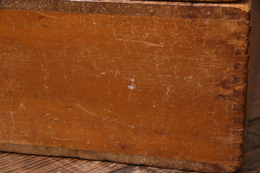 レトロ雑貨　昭和レトロ　大きな積み木セット【直方体・大/2ヶ組】(飾り台、ディスプレイ雑貨)(R-038090)