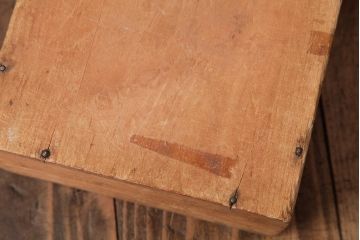 アンティーク雑貨　昭和レトロ　懐かしさ溢れる積み木セット【マルチ/7ヶ組】(飾り台、花台、ディスプ
レイ雑貨)(R-038091)