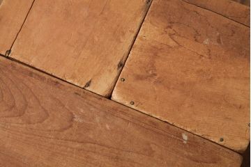 アンティーク雑貨　昭和レトロ　大きな積み木セット【四角形/7ヶ組】(飾り台、花台、ディスプレイ雑貨)(R-038092)