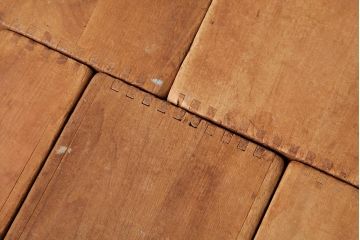 アンティーク雑貨　昭和レトロ　大きな積み木セット【四角形/7ヶ組】(飾り台、花台、ディスプレイ雑貨)(R-038092)