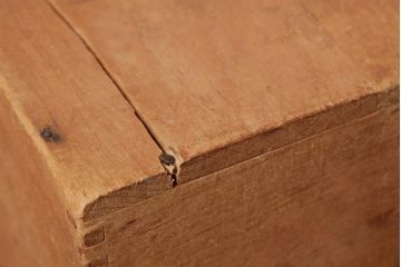 アンティーク雑貨　昭和レトロ　大きな積み木セット【四角形/7ヶ組】(飾り台、花台、ディスプレイ雑貨)(R-038092)