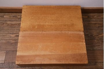 レトロ雑貨　昭和レトロ　大きな積み木セット【直方体・大/2ヶ組】(飾り台、ディスプレイ雑貨)(R-038095)