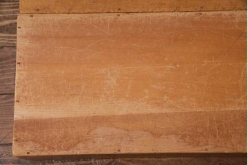 レトロ雑貨　昭和レトロ　大きな積み木セット【直方体・大/2ヶ組】(飾り台、ディスプレイ雑貨)(R-038095)