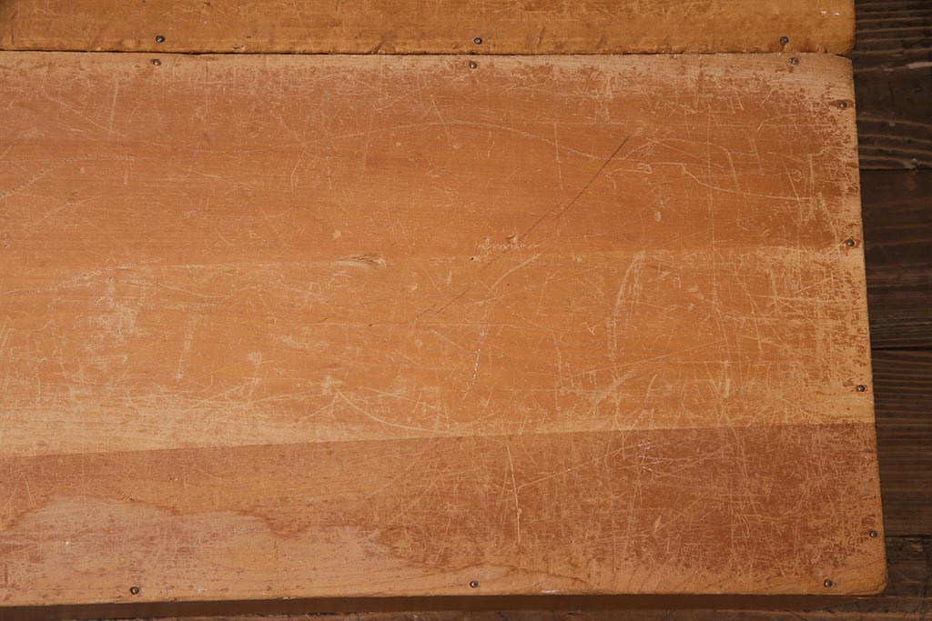 レトロ雑貨　昭和レトロ　大きな積み木セット【直方体・大/2ヶ組】(飾り台、ディスプレイ雑貨)(R-038095)