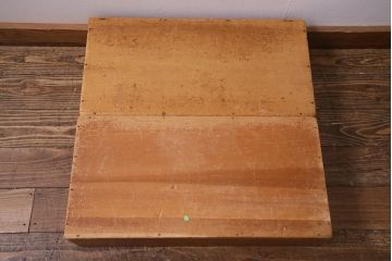 レトロ雑貨　昭和レトロ　大きな積み木セット【直方体・大/2ヶ組】(飾り台、ディスプレイ雑貨)(R-038095)