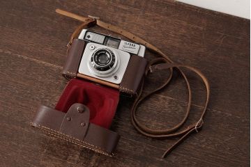 ヴィンテージ雑貨　ILFORD(イルフォード)　Sportsman(スポーツマン)　ケース・説明書付き　ドイツ製　35mmフィルム　ビンテージカメラ(R-038096)