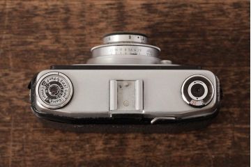 ヴィンテージ雑貨　ILFORD(イルフォード)　Sportsman(スポーツマン)　ケース・説明書付き　ドイツ製　35mmフィルム　ビンテージカメラ(R-038096)