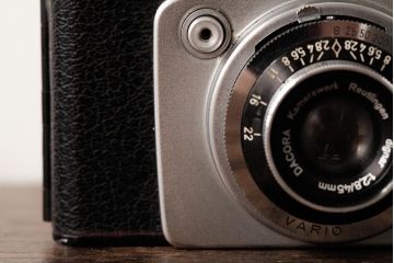ヴィンテージ雑貨　ILFORD(イルフォード)　Sportsman(スポーツマン)　ケース・説明書付き　ドイツ製　35mmフィルム　ビンテージカメラ(R-038096)