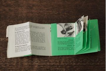 ヴィンテージ雑貨　ILFORD(イルフォード)　Sportsman(スポーツマン)　ケース・説明書付き　ドイツ製　35mmフィルム　ビンテージカメラ(R-038096)