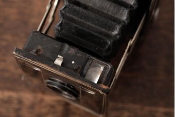 アンティーク雑貨　Agfa(アグファ)　Billy-Clack　BILINAR　ドイツ製　クラシックカメラ(蛇腹カメラ)(R-038100)