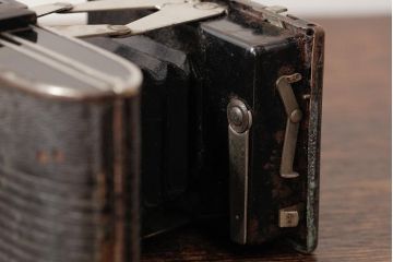 アンティーク雑貨　Agfa(アグファ)　Billy-Clack　BILINAR　ドイツ製　クラシックカメラ(蛇腹カメラ)(R-038100)