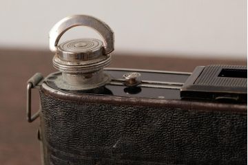 アンティーク雑貨　Agfa(アグファ)　Billy-Clack　BILINAR　ドイツ製　クラシックカメラ(蛇腹カメラ)(R-038100)