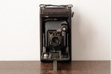 アンティーク雑貨　Kodak(コダック)NO1　JUNIOR　アメリカアンティーク　クラシックカメラ(蛇腹カメラ)(R-038101)