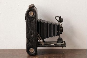 アンティーク雑貨　Kodak(コダック)NO1　JUNIOR　アメリカアンティーク　クラシックカメラ(蛇腹カメラ)(R-038101)