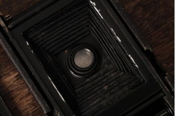 アンティーク雑貨　Kodak(コダック)NO1　JUNIOR　アメリカアンティーク　クラシックカメラ(蛇腹カメラ)(R-038101)