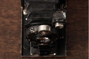 アンティーク雑貨　APM(APEM)　イギリスアンティークのクラシックカメラ(蛇腹カメラ)(R-038103)