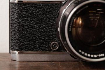ビンテージ雑貨　MAMIYA(マミヤ)　オートデラックス　セコールFC　48mm　ヴィンテージカメラ　F1.7　ケース付き(R-038111)