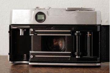 ビンテージ雑貨　MAMIYA(マミヤ)　オートデラックス　セコールFC　48mm　ヴィンテージカメラ　F1.7　ケース付き(R-038111)