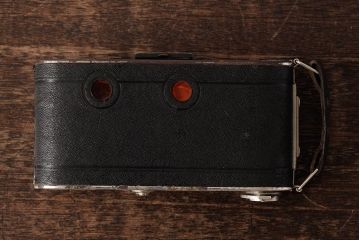 ヴィンテージ雑貨　Agfa(アグファ)　蛇腹カメラ　ケース付き　ドイツ製　ビンテージクラシックカメラ(R-038112)