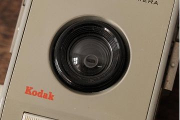 ビンテージ雑貨　Kodak(コダック)　BROWNIE VECTA(ブロウニー・ヴェクタ)　イギリスヴィンテージ　カメラ(R-038113)