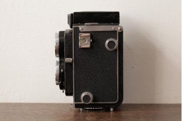 アンティーク雑貨　RICOHFLEX　DIA(リコーフレックス　ダイヤ)　箱付き　レトロな外観がおしゃれな二眼レフカメラ(R-038116)