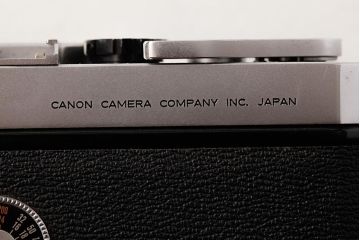 アンティーク雑貨　CANON(キャノン)　P(ポピュレール)　ケース付き　コレクションにもおすすめなヴィンテージカメラ(ビンテージ)(R-038117)