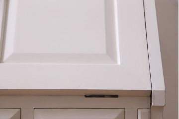 当店リメイク　松本民芸家具　明るい雰囲気が魅力的な当店ペイントのライティングビューロー(ワークデスク、机、在宅ワーク、在宅用)(R-038124)