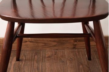 ヴィンテージ家具　イギリスビンテージ　ERCOL(アーコール)　ゴールドスミス　落ち着いた色味のチェア (ダイニングチェア、椅子)(R-038126)