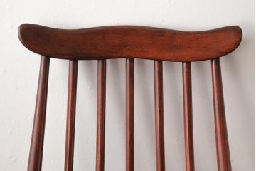 ヴィンテージ家具　イギリスビンテージ　ERCOL(アーコール)　ゴールドスミス　落ち着いた色味のチェア (ダイニングチェア、椅子)(R-038126)